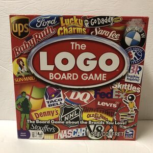 The Logo Board Game, The Board Game About the Brands You Love! Ages 12 and Up!